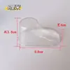 Materiais Tecidos à Mão para Meias de Crochê de Lã para Bebê, Calçadeiras, Modelos de Sapato Transparentes de Plástico Pvc, Moldes para Pés