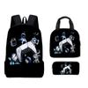 Mochila Escolar 3D Transfronteriza Nuevo Producto astro Bot Universo Robot Mochila Bolsa Escolar Bolsa de Almuerzo para Niños Estuche para Lápices Set de Tres Piezas