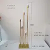 10 Focos Dorados de Bola de Dragón para Pasillo de Boda, Accesorios de Decoración de Boda, Focos de Caña, Marcadores de Pasillo, Marcadores de Pasillo para Escenario T
