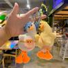 Llavero de Pato de Peluche Lindo con Cabeza Inclinada Muñeco de Pareja Animal de Peluche Encanto para Bolso Muñeco Adorno Ins Llavero