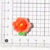 Acessórios de resina com flores artificiais para DIY, charms de sapato com cola creme feitos à mão, presilhas de cabelo, acessórios de cabelo e materiais de decoração para carro