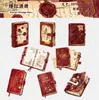 Pegatinas de Historia Retro Serie de Diarios con Temática Antigua Pegatinas Decorativas DIY para Diario Vintage 8 Piezas