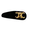 Presilha de Cabelo Arco do Triunfo BB Clip Veludo Francês Transfronteiriço Preto Dourado Retro Pequena Fragrância Adorno de Cabelo para Banquete Acessórios de Cabelo para Mulheres