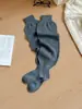 Calcetines Largos Holgados Cálidos de Polar Estilo JK Color Sólido Otoño e Invierno 2025 Estilo Perezoso Suelto Calcetines para Mujer