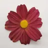 DIY 10cm flor artificial multicolor crisantemo persa cabeza de flor falsa flor de tela de seda decoración de ropa sombrero decoración de zapatos decoración del hogar
