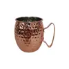 Fornecimento Transfronteiriço de Copos Moscow Mule, Copos de Coquetel de Aço Inoxidável, Copos em Formato de Tambor de Cobre Galvanizado Eletroliticamente Gravados, Taças de Vinho Personalizadas