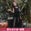 Fantasia de Halloween Roupas Infantis Roupas Infantis Meninas Diabo Sombrio Noiva Diabo Vestido Longo Vampiro Bruxa Bruxa