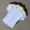 Top de Yoga Feminino Camiseta Esportiva para Verão, Secagem Rápida Respirável Manga Curta Roupa Fitness para Tênis, Corrida e Ciclismo