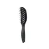Peine, Peine de púas, Peine de peinar, Peine para el cabello de hombre, Peine pequeño curvo, Peine alisador, Peine de nueve filas de dientes anchos, Peine herramienta de peluquería