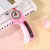 Cuchillo de Corte para Tela con Rodillo Manual Cuchillo de Corte para Tela de Cuero Cuchillo de Rodillo Portátil con Mango Ondulado Cuchillo de Utilidad Fabricante Venta al por Mayor