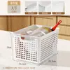 Caja de Almacenamiento Hueca de Escritorio para Uso Doméstico, Cesta de Almacenamiento de Plástico para Snacks y Juguetes, Cesta de Almacenamiento Estilo Japonés, Caja de Almacenamiento para Cocina de Dormitorio