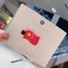 Mini pasador de horquilla rojo de cinco estrellas chino al por mayor Día Nacional Pasador de horquilla con goteo de aceite de bandera nacional Cuerda para el cabello de amor Accesorios para el cabello creativos