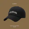 Gorra de Béisbol de Ala Ancha con Bordado de Letras de Fábrica Original para Hombres y Mujeres, Sombrero de Sol Casual de Ala Ancha, Sombrero Versátil para Protección Solar