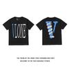 Vlone saludo manga corta V grande dragón chino limitado Fujiwara Hao Guanxi Wang Yibo con suelto pareja hombres