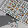 Pedras de Strass Cristal K9 para Nail Art, Populares nas Redes Sociais, Itens Mais Vendidos, Pedras de Strass Empilháveis, Unhas Usáveis com Fundo Pontiagudo, Pedras de Strass para Unhas Super Brilhantes