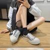 Estrela com sapatos femininos franceses Mary Jane 2024 novos Zhao Lusi com plataforma retro feia e fofa mona sapatos grandes