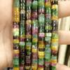 Cuentas sueltas de piedra natural de 3x6 mm, espaciadoras redondas, cuentas de ágata y amatista, para pulseras y collares, cuentas semiacabadas, venta al por mayor