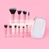 10 Brochas de Maquillaje Mini RT con Bolsa de Malla Brocha para Rubor Brocha para Polvo Suelto Brocha para Sombra de Ojos Maquillaje Portátil Principiante Set Completo