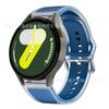 Correa de silicona para Samsung Watch7, Galaxy WatchFE/6/5/4, correa transparente Glaciar