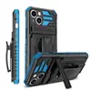 Funda Protectora Anticaídas para iPhone 16 Pro Max Transfronteriza Apple 7 King Kong Clip Trasero Funda Multifuncional para Teléfono