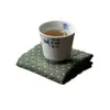 Paño de cocina Xiangyi de Algodón y Lino Absorbente Estilo Japonés Cuadrado Limpio Accesorios para Ceremonia del Té Mantelería Simple Estilo Mori Trapo
