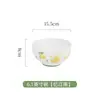 Louça de cerâmica de alta temperatura com underglaze, tigelas florais estilo pastoral para uso doméstico, pratos, travessas de peixe, tigelas de sopa, presente de inauguração de casa