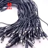 Cable de alimentación uno a dos de 12V DC5521 monitoreo de seguridad derivador de alimentación uno a dos LED1 cableado bidireccional