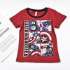 Verão 1-5 Anos Crianças Meninos e Meninas Camiseta de manga curta Bebê Verão Camisa Listrada Casual Top Roupas de Verão Infantil