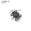 Bisagra de encaje pequeña de 90 grados 180 grados bisagra de mariposa retro accesorios de ferretería para caja de regalo bisagra caja de madera plegable