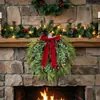 Decorações de Natal de Pinheiro de Norfolk para Porta da Frente, Decorações de Lareira, Atmosfera Aconchegante - Best-Sellers Transfronteiriços da Amazon