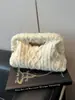 Estilo Fresco Nuevo Estilo Transfronterizo Acolchado Macarrón Gran Capacidad Alto Valor Bolsa de Cosméticos Portátil Bolsa de Felpa