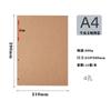 Álbum de Fotos Álbum Pasta Miolo de Reposição A4 Cartolina Branca B5 Cartolina Preta A5 Cartolina Kraft Página Interna Imprimível Logotipo Caderno