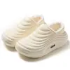 Pantuflas de algodón impermeables para hombre, nuevo estilo otoño e invierno 2025, forradas de felpa y engrosadas para abrigar, con diseño de talón cerrado, adecuadas para usar tanto en interiores como en exteriores