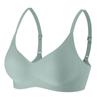 Ropa interior sin marcas, push-up de pecho pequeño, sin aros de acero, ajustable, con pecho recogido, transpirable, espalda bonita, sujetador de copa fija