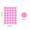 Pegatinas Adhesivas A5 de 25 mm, Pegatinas Redondas de Puntos de Papel Recubierto de Colores, Marcadores de Clasificación de Puntos Ondulados Mensuales, Journaling Circular Hecho a Mano