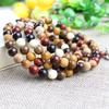 Pulsera de cuentas multi-tesoro al por mayor de fábrica 108 cuentas pulsera de sándalo colorida moda amantes hombres y mujeres joyería de mano