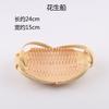 Recogedor de Bambú Tejido Cesta para Frutas Plato para Frutas Cesta para Pan al Vapor Cesta de Bambú para el Hogar Cesta de Bambú Cesta de Almacenamiento Shau Kei Decoración del Hogar