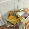 Shuai Mi Jia 2026 Bolsas de Verano Nuevas con Textura para Mujer, Bolso de Hombro Grande para Mujer, Bolso Tipo Dumpling Retro Moderno Estilo Coreano