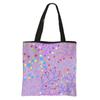 Bolsa de Mão Grande Capacidade Estilo Coreano Transfronteiriça Bolsa Tote Floral Bolsa de Ombro Bolsa de Poliéster Novo Modelo 2025