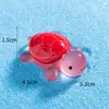 Celebridad de Internet Douyin Tortuga Luminosa Micro Paisaje Creativo Decoración DIY Accesorios Tortuga Mini Resina Adornos Pequeños