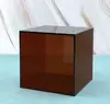 Caixa de Exibição Acrílica Transparente Colorida Caixa de Armazenamento de Bonecos de Brinquedo Gabinete de Exibição Integrado com Tampa contra Poeira