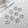 K9 red social taladro de uñas blanco super brillante fondo puntiagudo cristal amor decoración de uña gruesa taladro de forma grande al por mayor