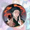 Cinco peças de emblema de guerra de Manshu Wu, rolo de cachorro, espinho, osso B, preocupação, também bidimensional, anime, barra, boca de cavalo, emblema de ferro