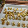 Explosiones Piedra de Energía de la Suerte Turmalina Amarilla Natural Polvo de Turmalina Amatista Calabaza Agujero Pasante Gota Pequeña Plata S925 DIY