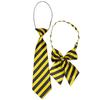 Traje de Camisa para Niños a Juego Corbata de Lazo Pajarita Uniforme de Escuela Primaria a Juego Lazo para Niñas Cuello de Rendimiento