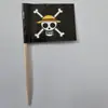 Palitos Decorativos de Papel com Tema Pirata e Bandeirinhas