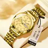Reloj de Moda Binbang Tendencia Impermeable Luminoso Cuarzo Doble Calendario Reloj para Estudiante de Negocios Reloj de Lujo Ligero para Mujer