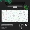 Mousepad extra grande com cor degradê e logotipo personalizado, adequado para uso em jogos e escritório como tapete de mesa para teclado