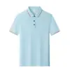 Nueva Camiseta Polo de Verano para Pareja Camiseta Estampado Personalizado Logo Uniforme de Grupo Ropa de Trabajo Para Hombre y Mujer Cuello Solapa Uniforme de Clase Hecho a Medida