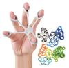 Dispositivo de tensión de cinco dedos de silicona para fabricantes, dispositivo de entrenamiento de flexibilidad de dedos, agarre, flexión y extensión de muñeca, entrenamiento de rehabilitación venosa